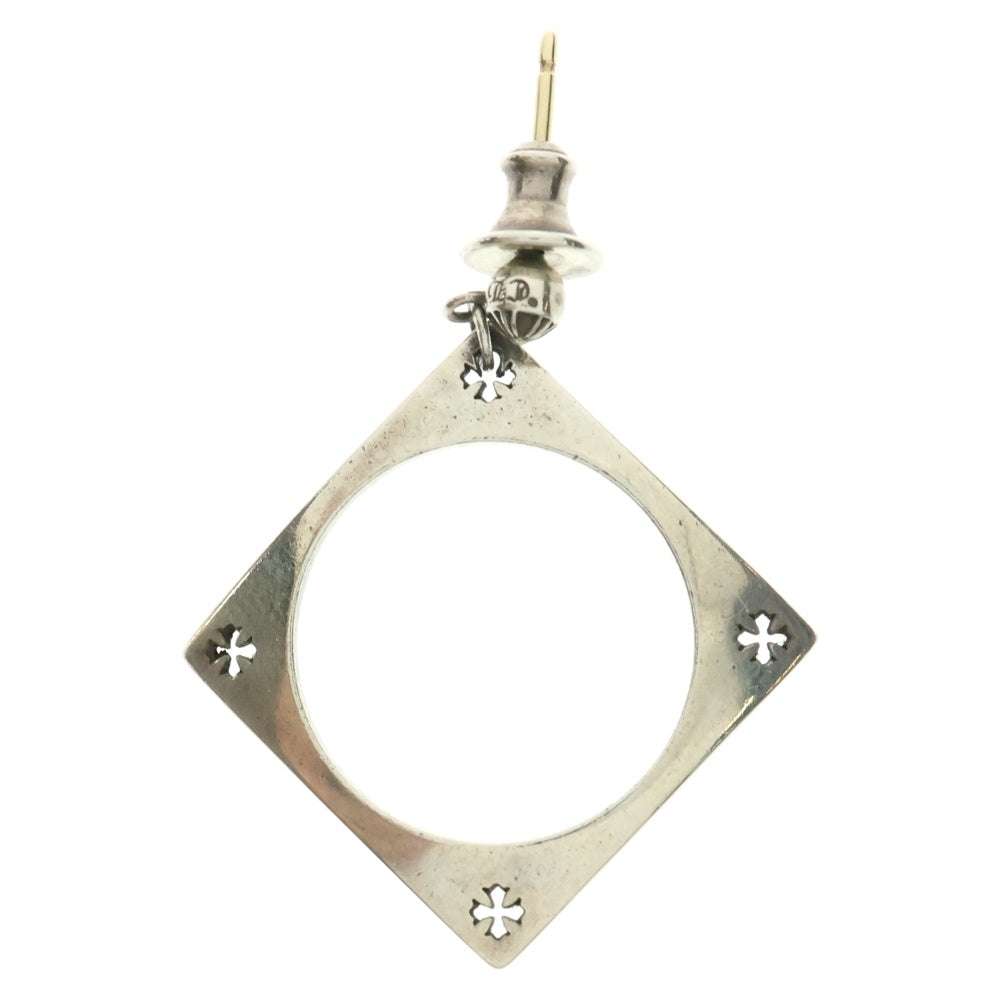 CHROME HEARTS(クロムハーツ) CH KH SQUARE CIRCLE スクエアサークル ピアス シルバー