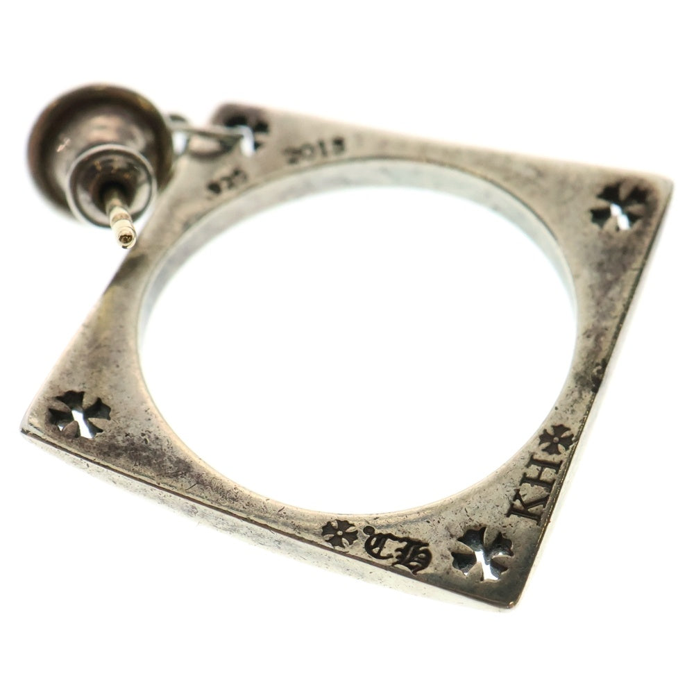 CHROME HEARTS(クロムハーツ) CH KH SQUARE CIRCLE スクエアサークル ピアス シルバー