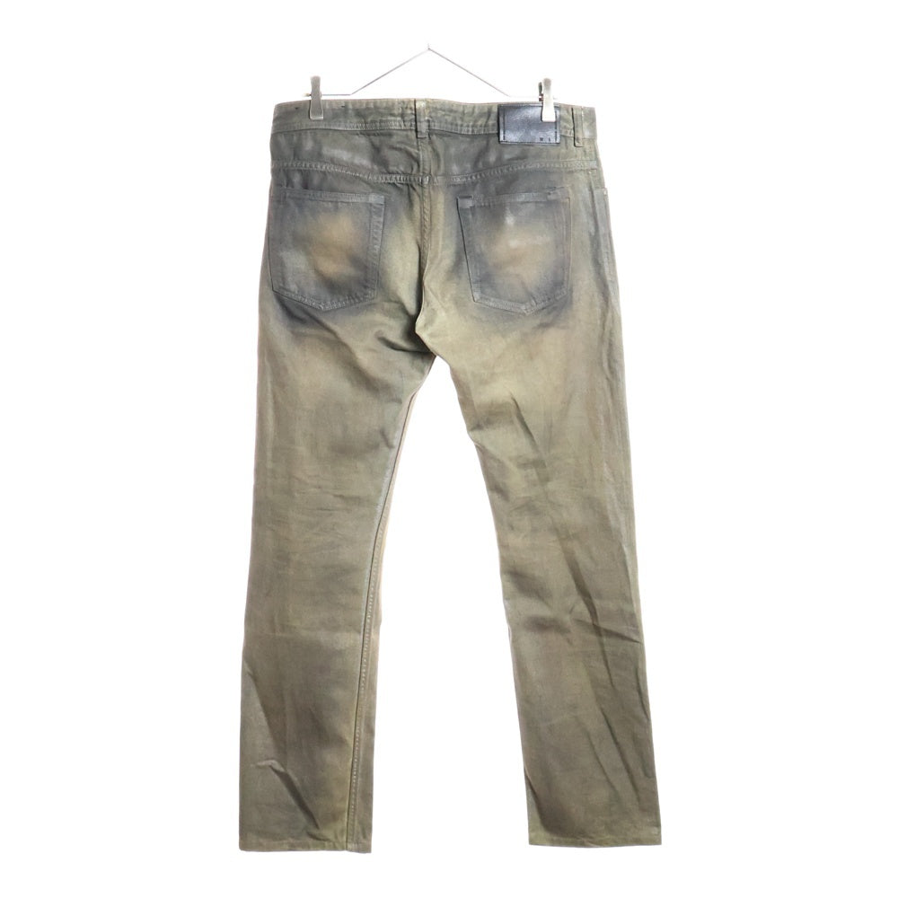 DIESEL BLACK GOLD(ディーゼルブラックゴールド) コーティング スキニーデニムパンツ ベージュ TYPE-242