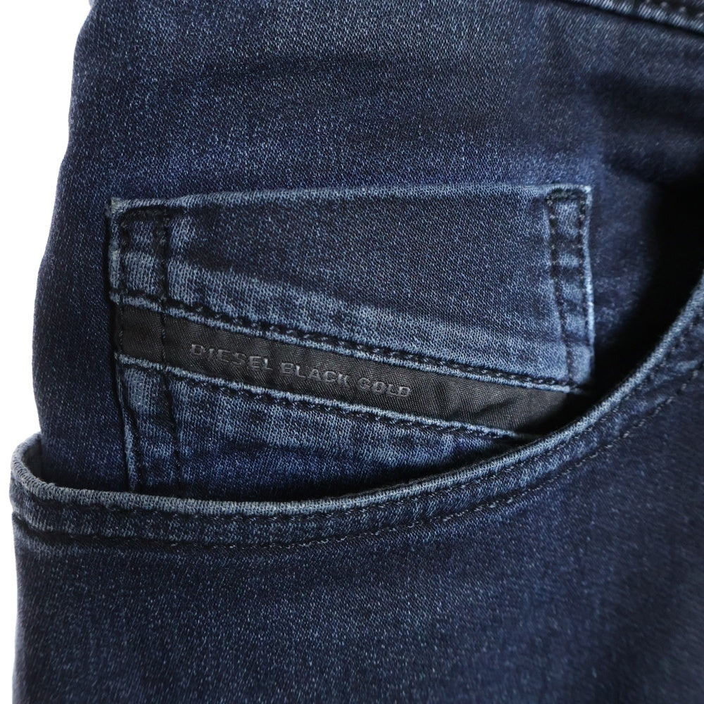 DIESEL BLACK GOLD(ディーゼルブラックゴールド) ジョグジーンズ コーティング スキニーデニムパンツ インディゴ TYPE-242
