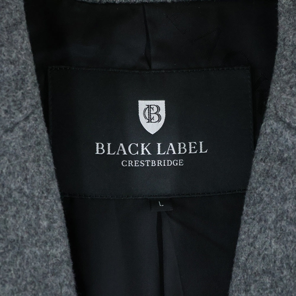 BLACK LABEL CRESTBRIDGE(ブラックレーベルクレストブリッジ) Wool Chester Coat ウールチェスターコート ロングコート グレー 51B01-200-06