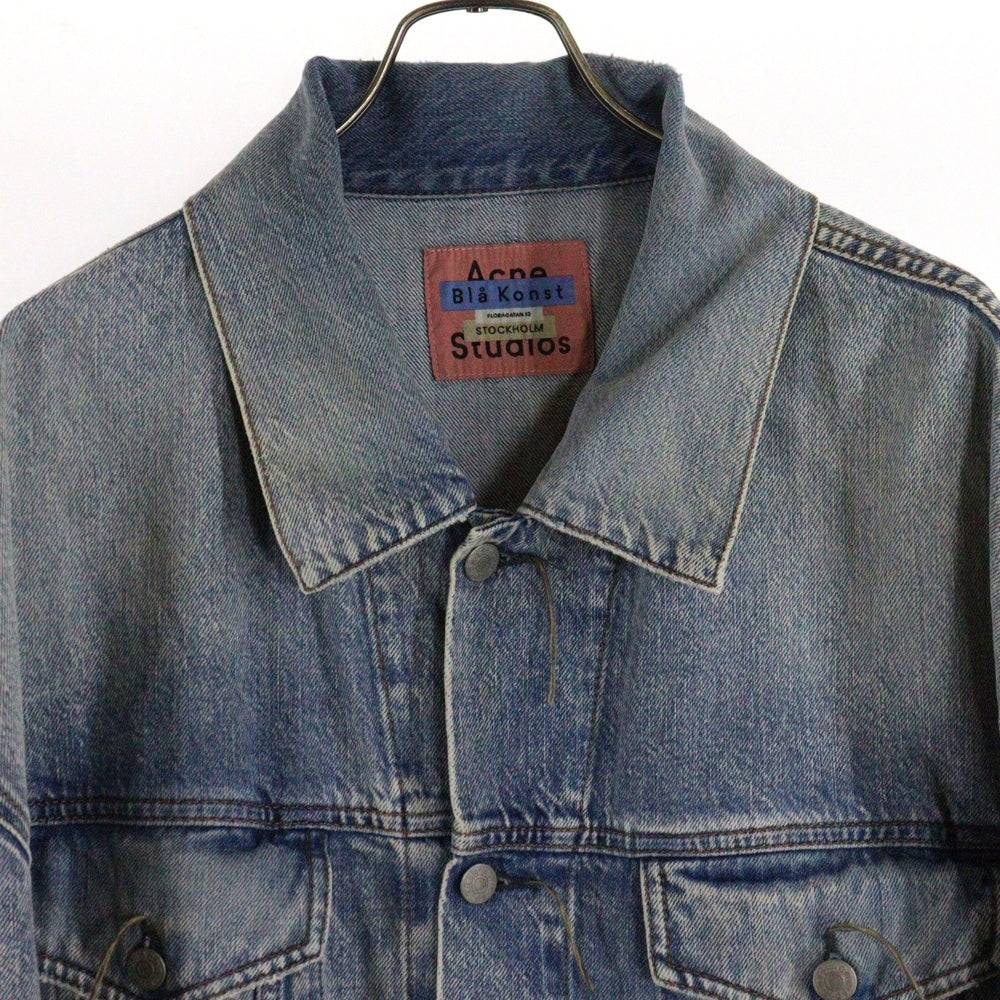 Acne Studios(アクネ ストゥディオズ) Oversize Denim Jacket オーバーサイズデニムジャケット Gジャン インディゴ BK-UX-OUTW000016