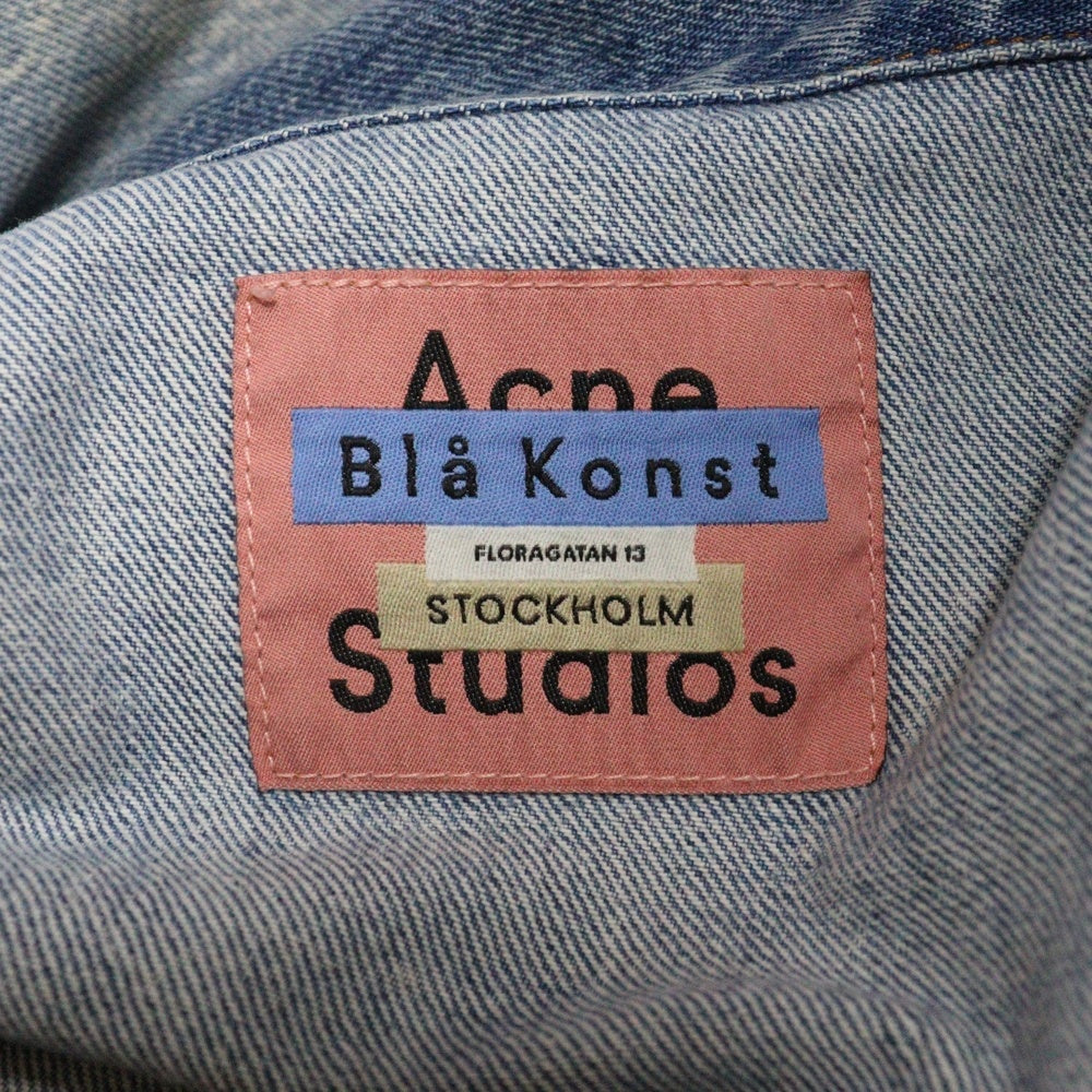 Acne Studios(アクネ ストゥディオズ) Oversize Denim Jacket オーバーサイズデニムジャケット Gジャン インディゴ BK-UX-OUTW000016