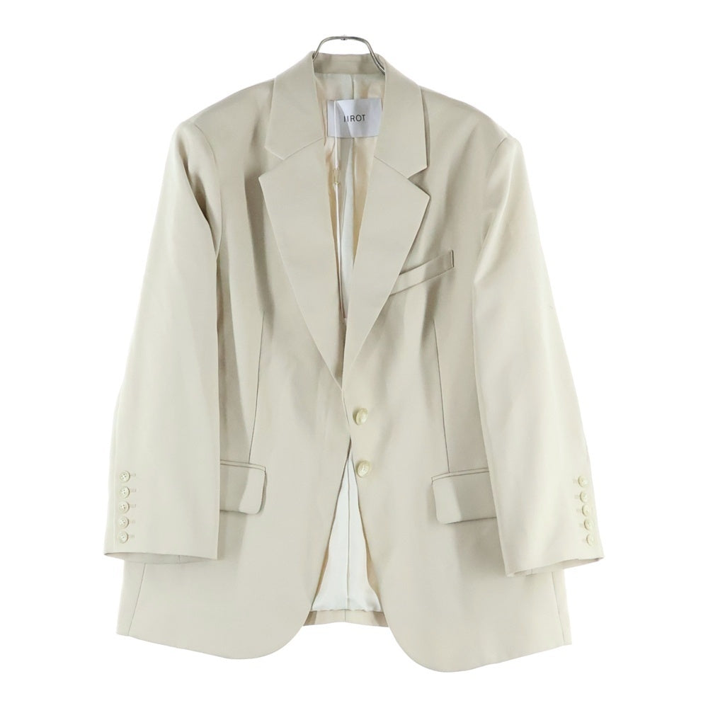 NO BRAND(ノーブランド) IIROT イロット Eco Jacket エコジャケット 2B シングルテーラードジャケット 025-024-WJ31 ベージュ