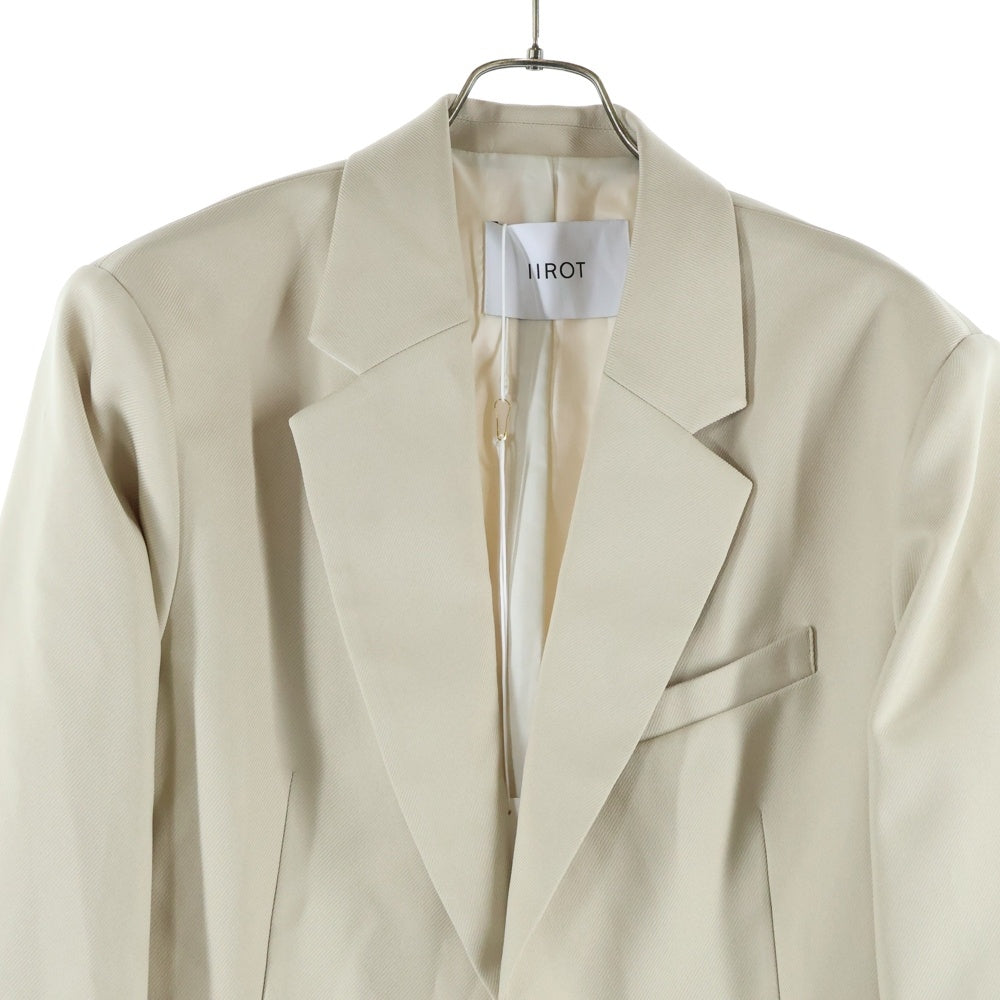 NO BRAND(ノーブランド) IIROT イロット Eco Jacket エコジャケット 2B シングルテーラードジャケット 025-024-WJ31 ベージュ