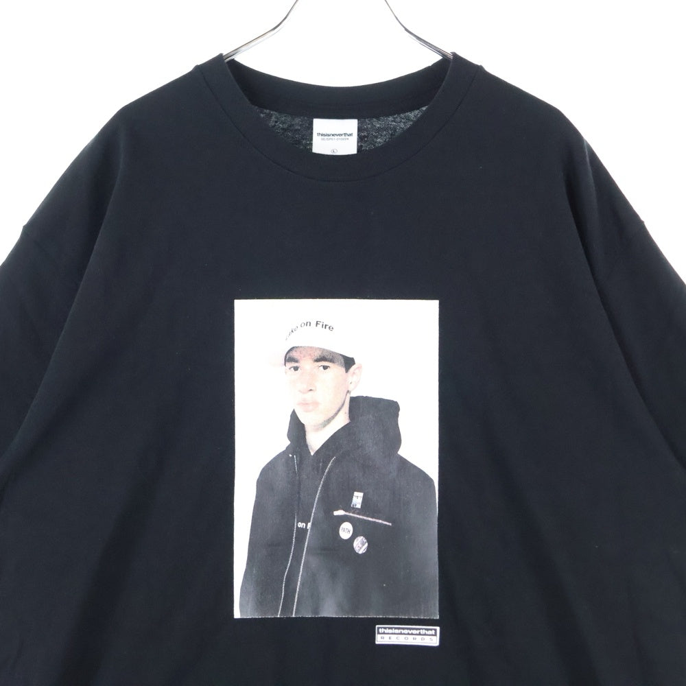 THISISNEVERTHAT(ディスイズネバーザット) Ten Years Tシャツ フォトプリント半袖Tシャツ SP01-010224 ブラック