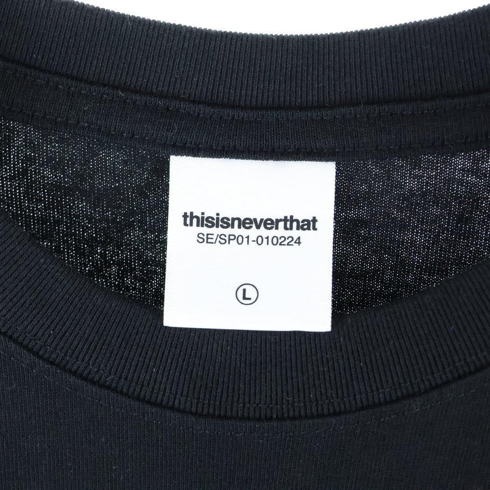THISISNEVERTHAT(ディスイズネバーザット) Ten Years Tシャツ フォトプリント半袖Tシャツ SP01-010224 ブラック