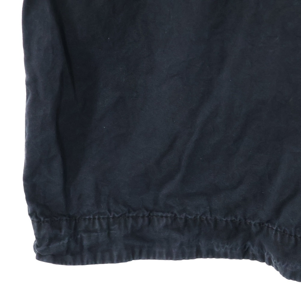 STONE ISLAND(ストーンアイランド) Cotton Canvas Shirt ブラッシュ加工 コットンキャンバスシャツ ブラック K1S151200029 S00WN