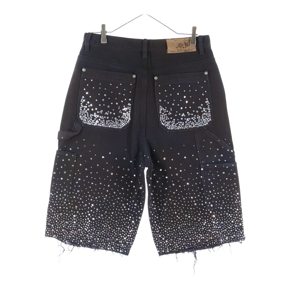 BIRTH OF ROYAL CHILD(バースオブロイヤルチャイルド) 20K DIAMOND JORTS RHINESTONE ダイヤモンド ラインストーン ジョーツ ブラック