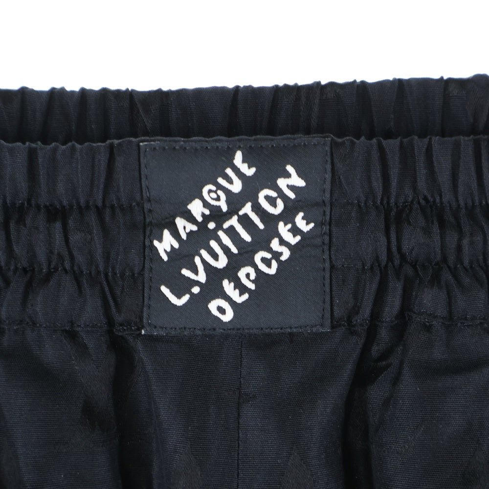 LOUIS VUITTON(ルイヴィトン) 25AW Monogram Moire Silk Shorts モノグラム モアレ ジャガードハーフパンツ シルクショーツ ブラック RM252MV SHC HTP31W