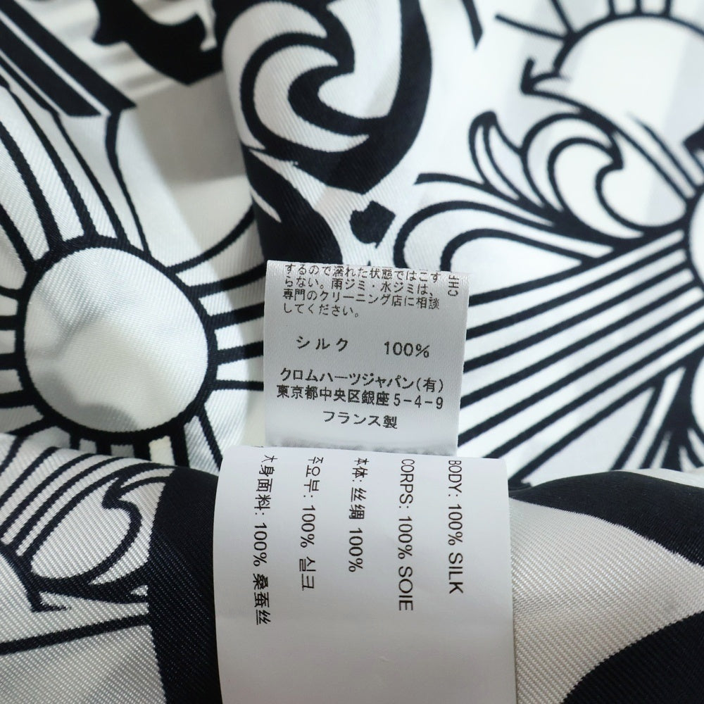 CHROME HEARTS(クロムハーツ) CH SILK SCARF 総柄 シルクスカーフ ホワイト