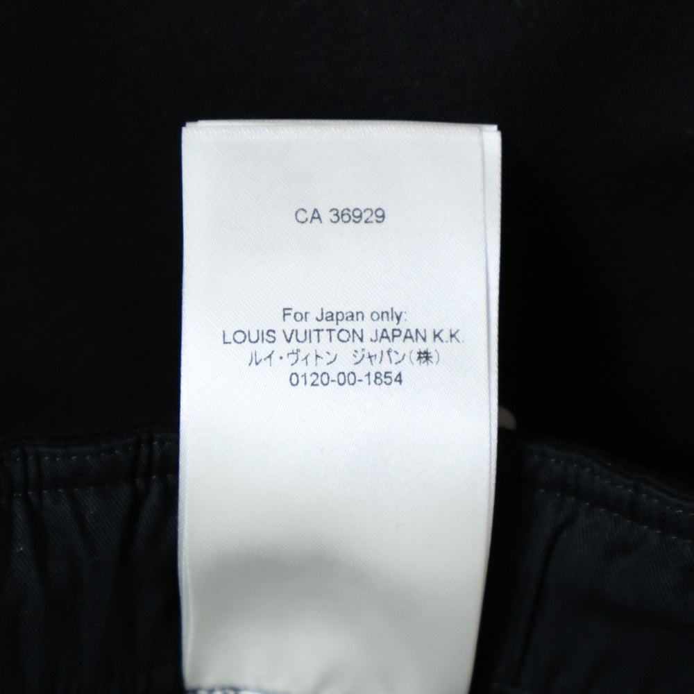 LOUIS VUITTON(ルイヴィトン) 24SS Short Panst テーラード コットンジャージー ショーツ ハーフパンツ ブラック RM241MQ TS5 HOP40W