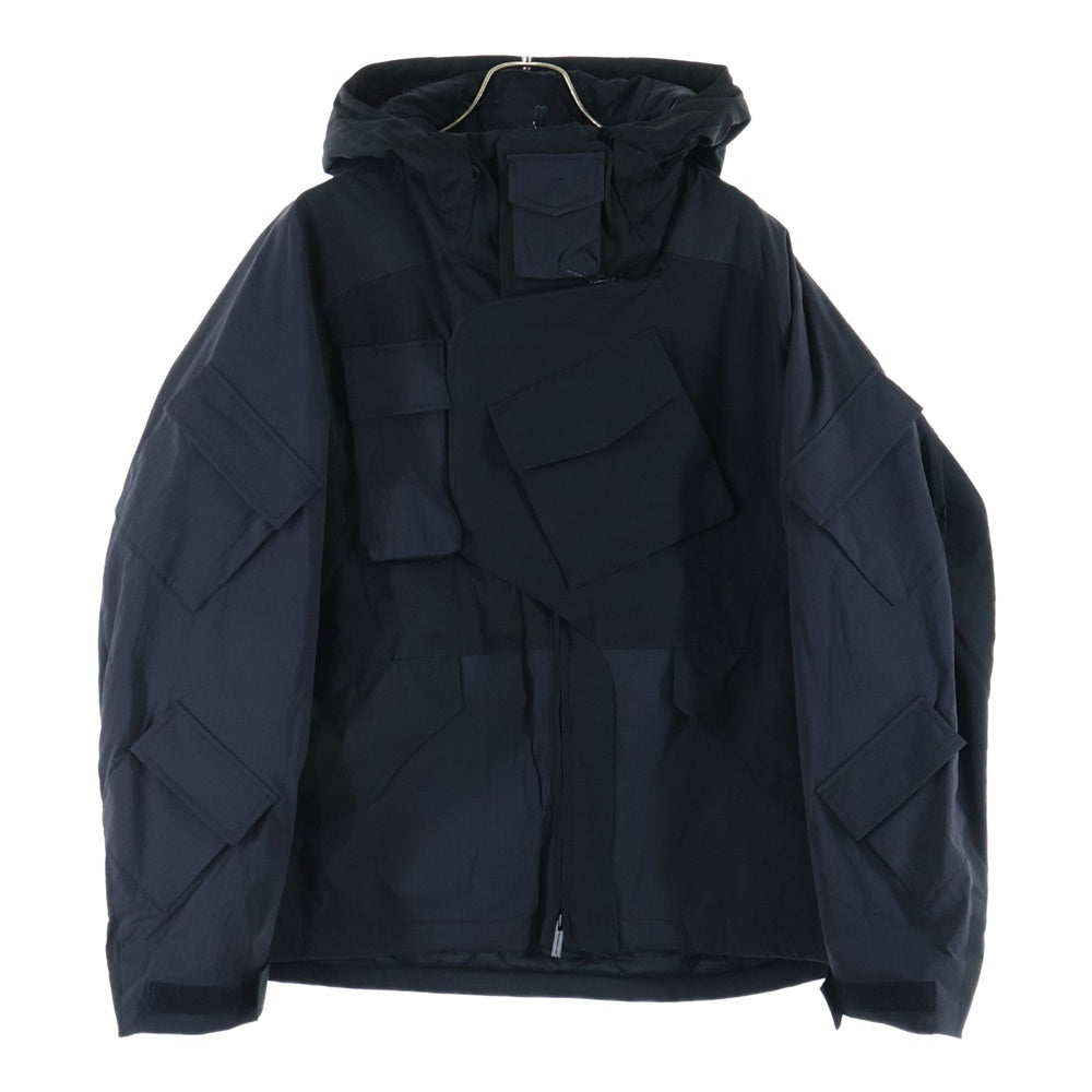White Mountaineering(ホワイトマウンテニアリング) ×NEXUSVII ASYMMETRY JACKET ネクサスセブン アシンメトリージャケット ブラック WM2473201