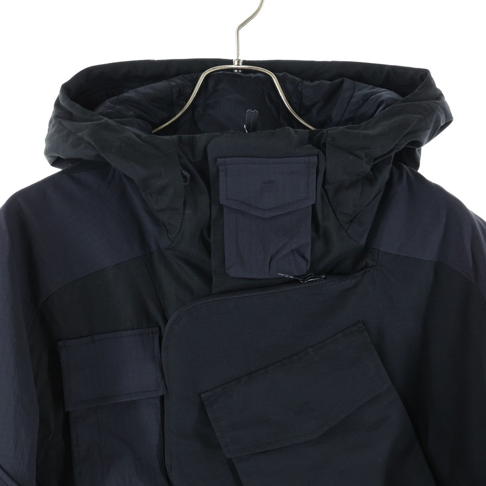 White Mountaineering(ホワイトマウンテニアリング) ×NEXUSVII ASYMMETRY JACKET ネクサスセブン アシンメトリージャケット ブラック WM2473201