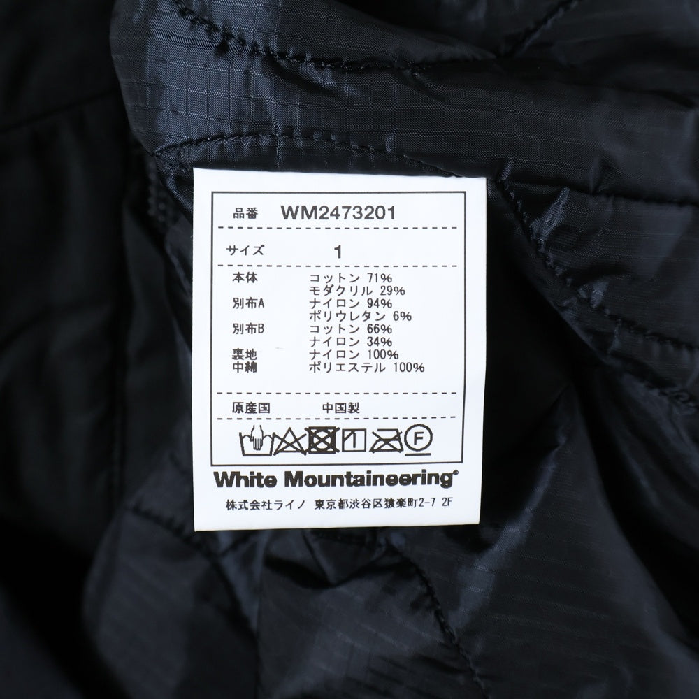 White Mountaineering(ホワイトマウンテニアリング) ×NEXUSVII ASYMMETRY JACKET ネクサスセブン アシンメトリージャケット ブラック WM2473201