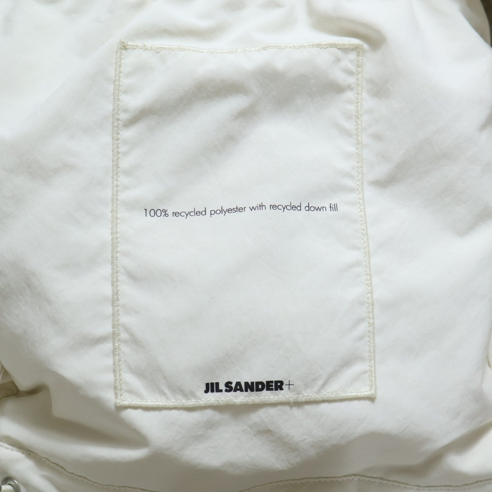 JIL SANDER +(ジルサンダープラス) 22AW Hooded Down Jacket フーデッド ダウンジャケット ホワイト J47AF0004 J70008