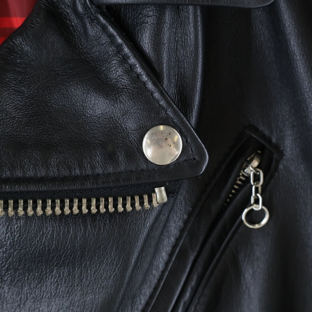 SUPREME(シュプリーム) 14AW ×Schott Perfecto Leather Jacket ショット ダブルライダースジャケット レザージャケット ブラック