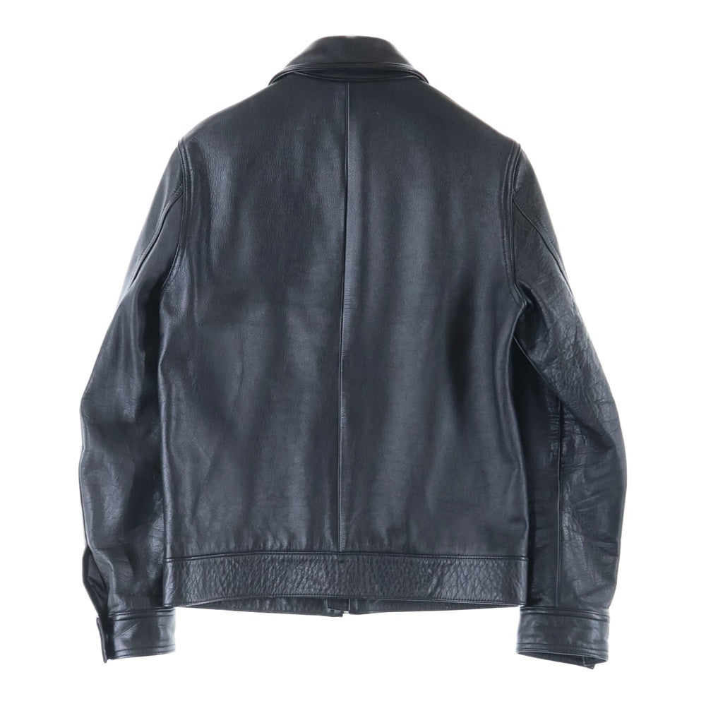WACKO MARIA(ワコマリア) Steer Hide Lining Leather Jacket シングルライダースジャケット レザージャケット ブラック