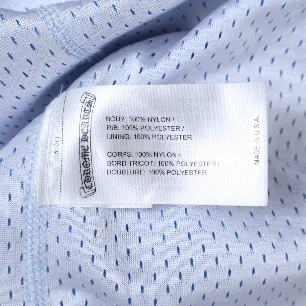 CHROME HEARTS(クロムハーツ) MESH WARM UP JERSEY リバーシブルCHロゴプリントメッシュタンクトップ ブルー