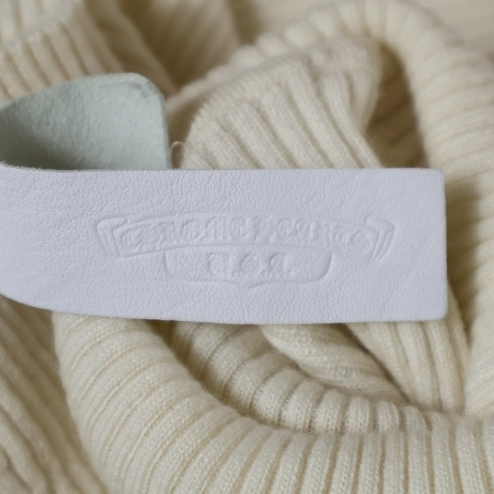 CHROME HEARTS(クロムハーツ) CEM CRS M CAHMER LIB SWEATER セメタリークロス ニットセーター レディース ホワイト