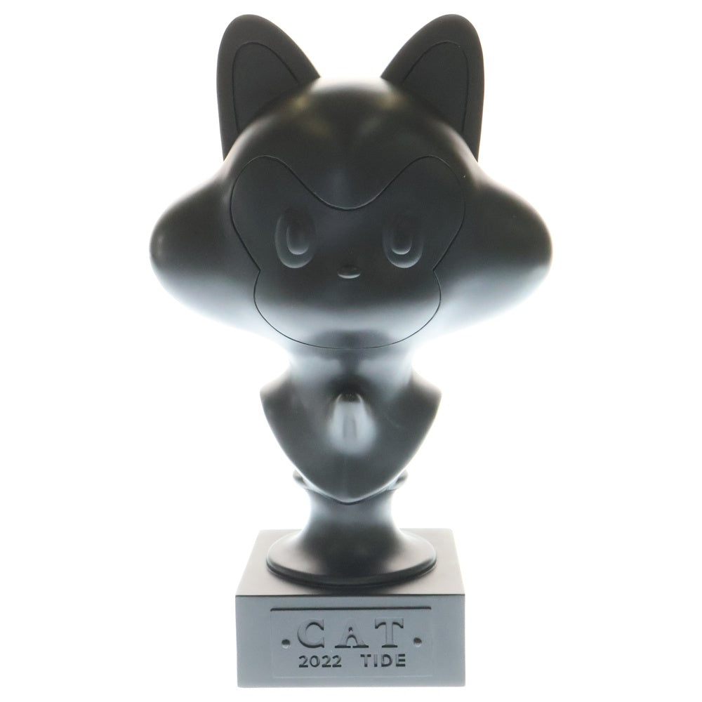NO BRAND(ノーブランド) Tide Bronze Statue 篆刻 .CAT. 2022 TIDE タイド ブロンズ キャット フィギュア ブラック