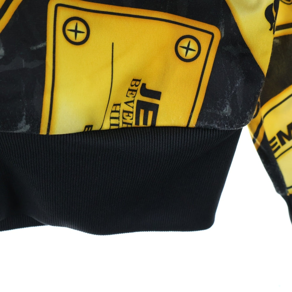 adidas(アディダス) ×JEREMY SCOTT GOLD PLATE JACKET 金プレートジャケット ジップアップジャケット イエロー G76059