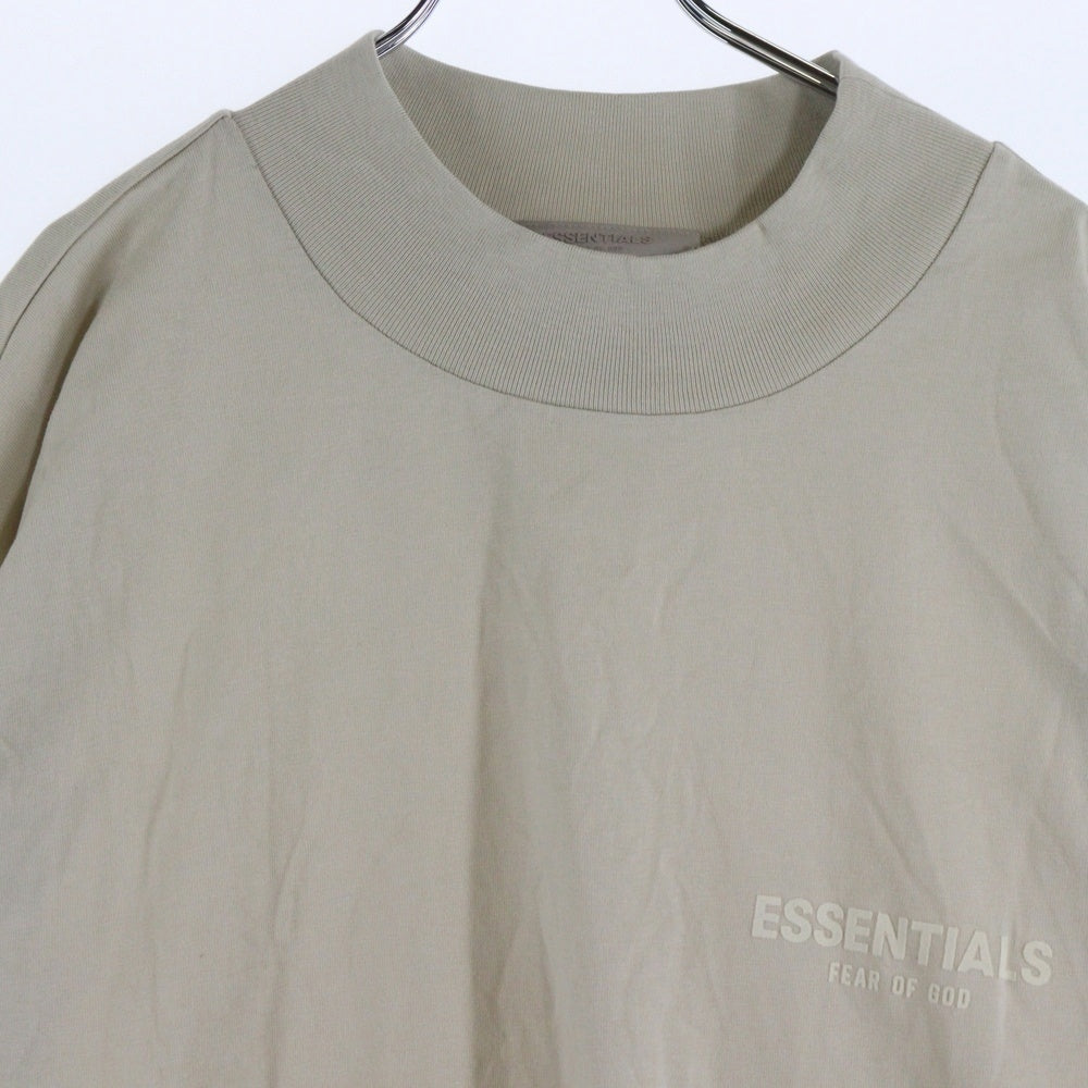 FEAR OF GOD ESSENTIALS(フィアオブゴッド エッセンシャルズ) L/S T-SHIRT フェルトロゴ 長袖Tシャツ ロンT ベージュ