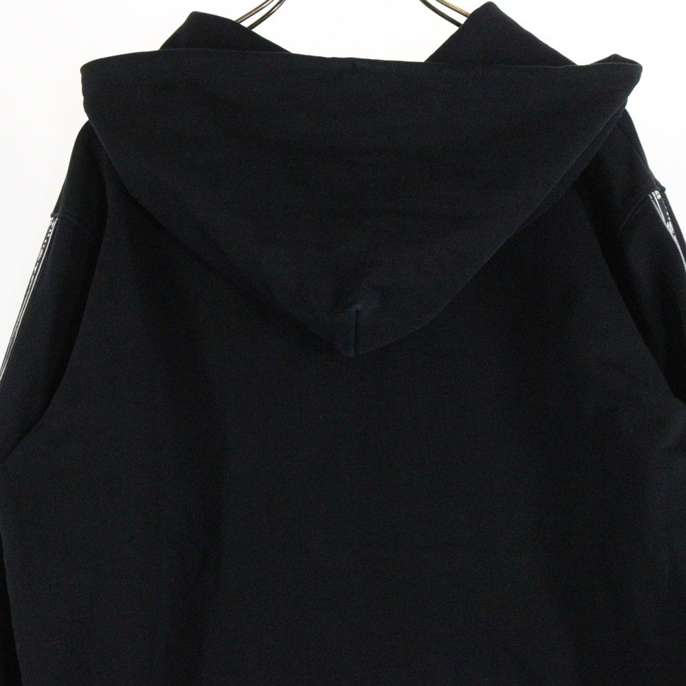 OFF-WHITE(オフホワイト) 18AW Side Band Zip Hoodie ジップアップスウェットパーカー フーディー ブラック OMBB033E18A20001