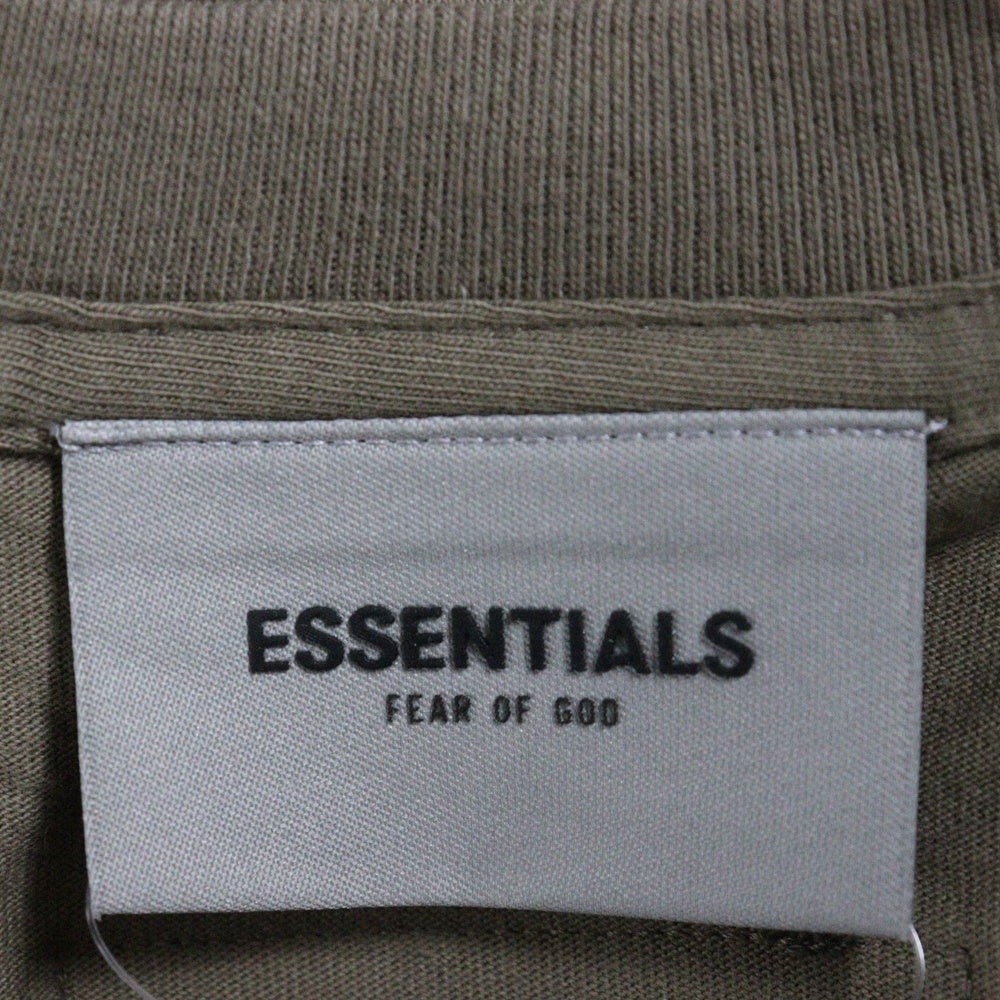 FEAR OF GOD ESSENTIALS(フィアオブゴッド エッセンシャルズ) S/S T-SHIRT バックラバーロゴ半袖Tシャツ ブラウン
