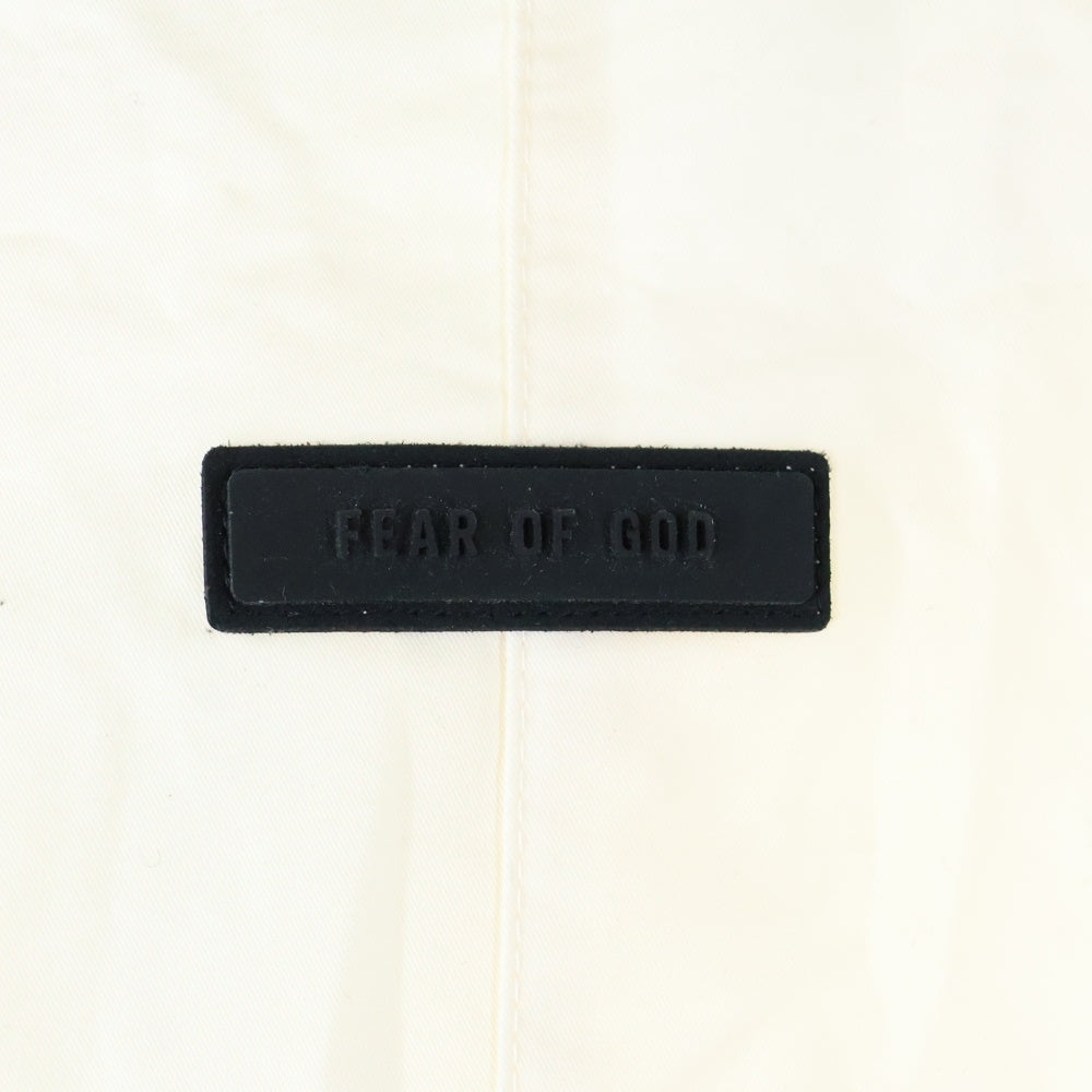 FEAR OF GOD ESSENTIALS(フィアオブゴッド エッセンシャルズ) L/S SHIRT オーバーサイズ長袖シャツ アイボリー