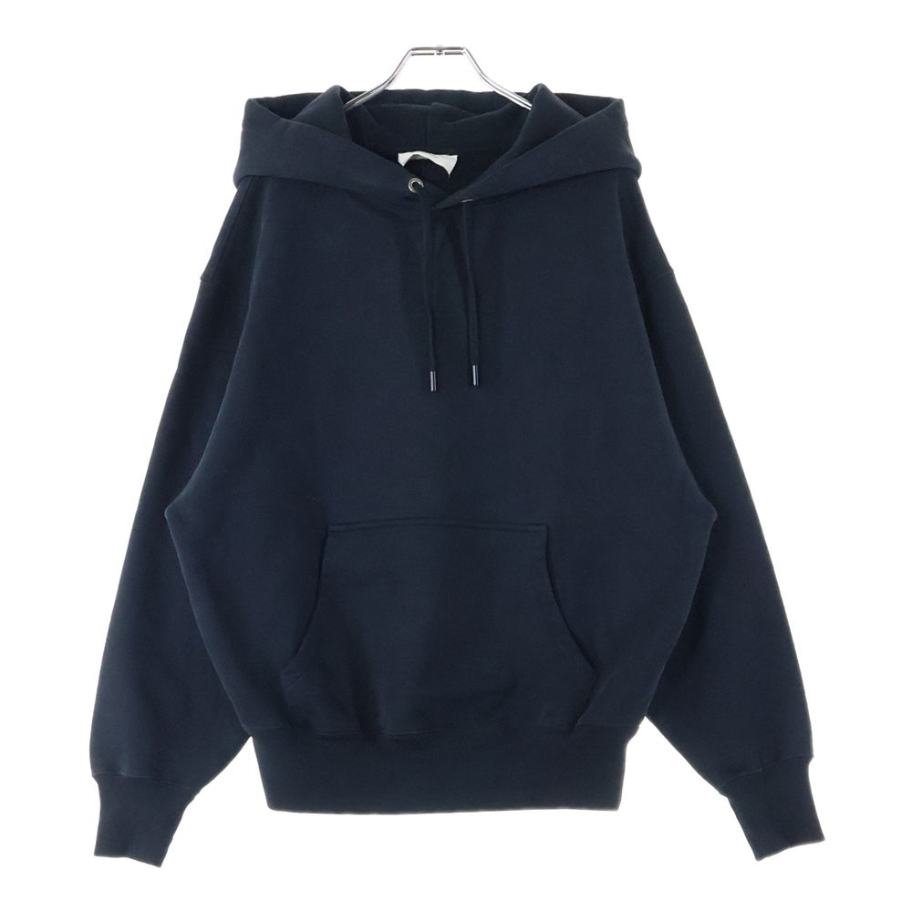 AMI Alexandre Mattiussi(アミアレクサンドルマテュッシ) Hoodie ハートロゴ刺繍 プルオーバースウェットパーカー フーディー ブラック E21HJ058.747
