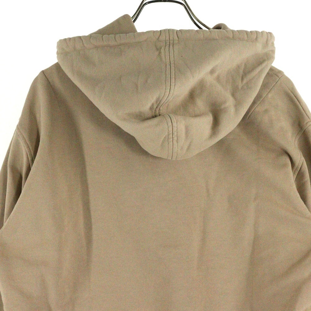 AMI Alexandre Mattiussi(アミアレクサンドルマテュッシ) Hoodie ハートロゴ刺繍 プルオーバースウェットパーカー フーディー ベージュ A21HJ008.730