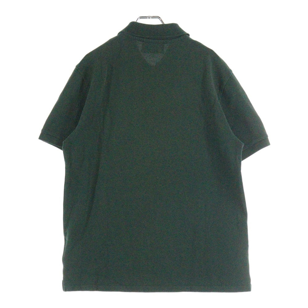 AMI Alexandre Mattiussi(アミアレクサンドルマテュッシ) Polo Shirt ハートロゴ刺繍 半袖ポロシャツ グリーン E22HPL001.760