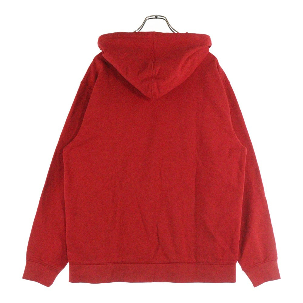 SUPREME(シュプリーム) 19AW Lacoste Logo Panel Hooded Sweatshirt ラコステ プルオーバースウェットパーカー フーディー レッド