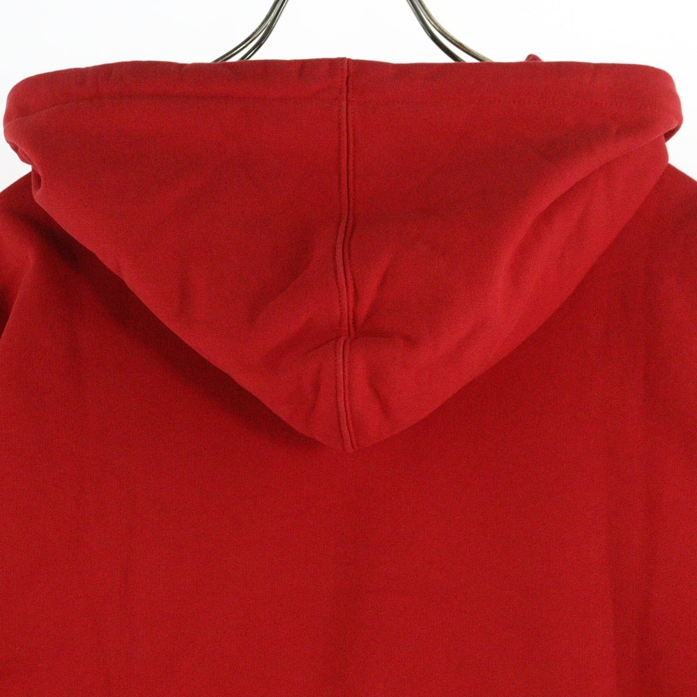 SUPREME(シュプリーム) 19AW Lacoste Logo Panel Hooded Sweatshirt ラコステ プルオーバースウェットパーカー フーディー レッド