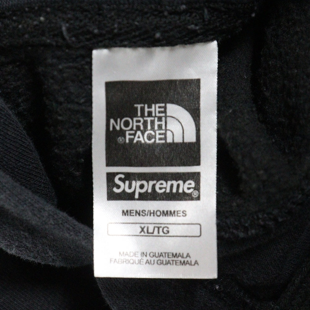 SUPREME(シュプリーム) 18AW ×THE NORTH FACE Expedition Photo Hooded Sweatshirt ノースフェイス フォトプリント プルオーバースウェットパーカー フーディー ブラック