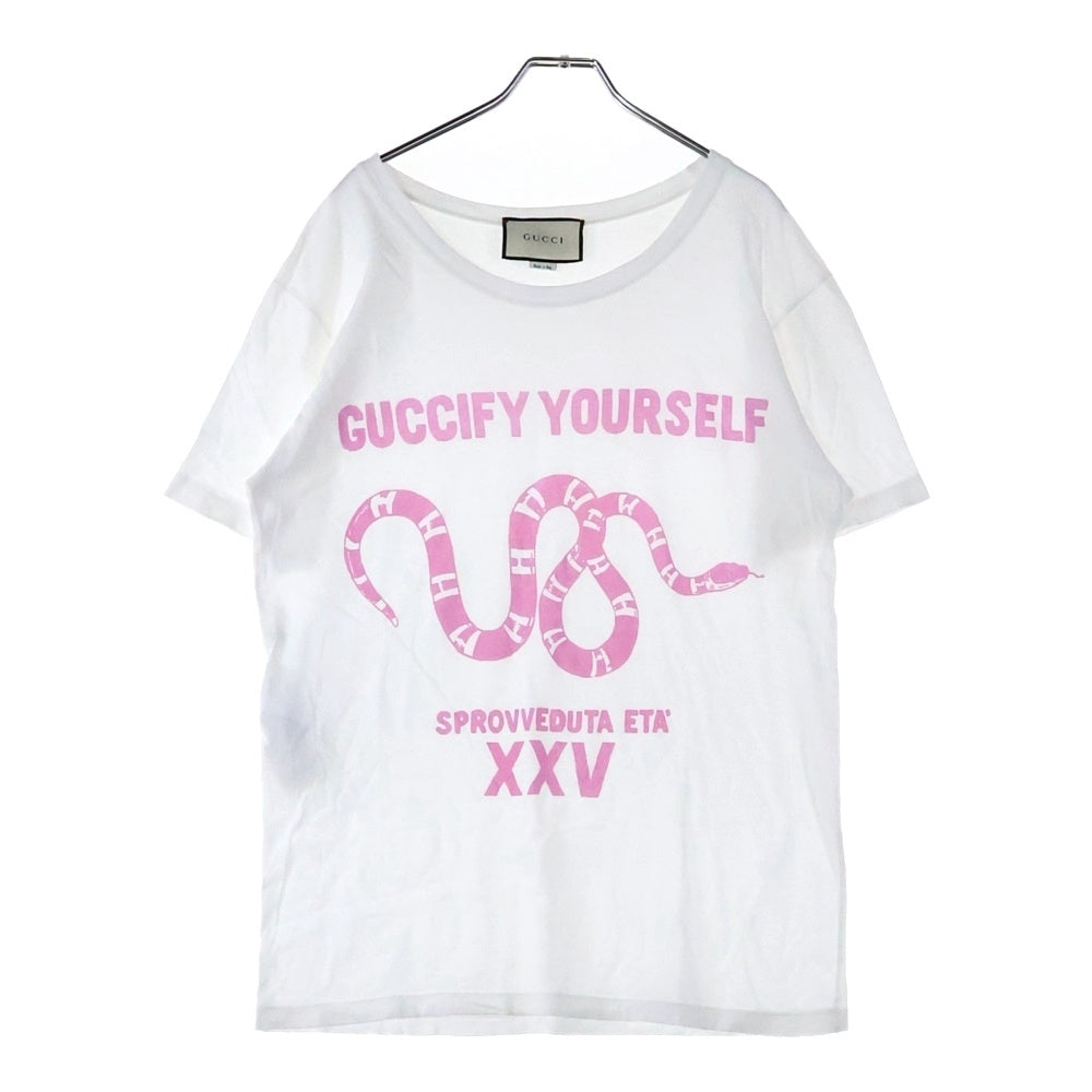 GUCCI(グッチ) 18SS Guccify Yourself T-Shirt 半袖Tシャツ ホワイト 492347 X3L62