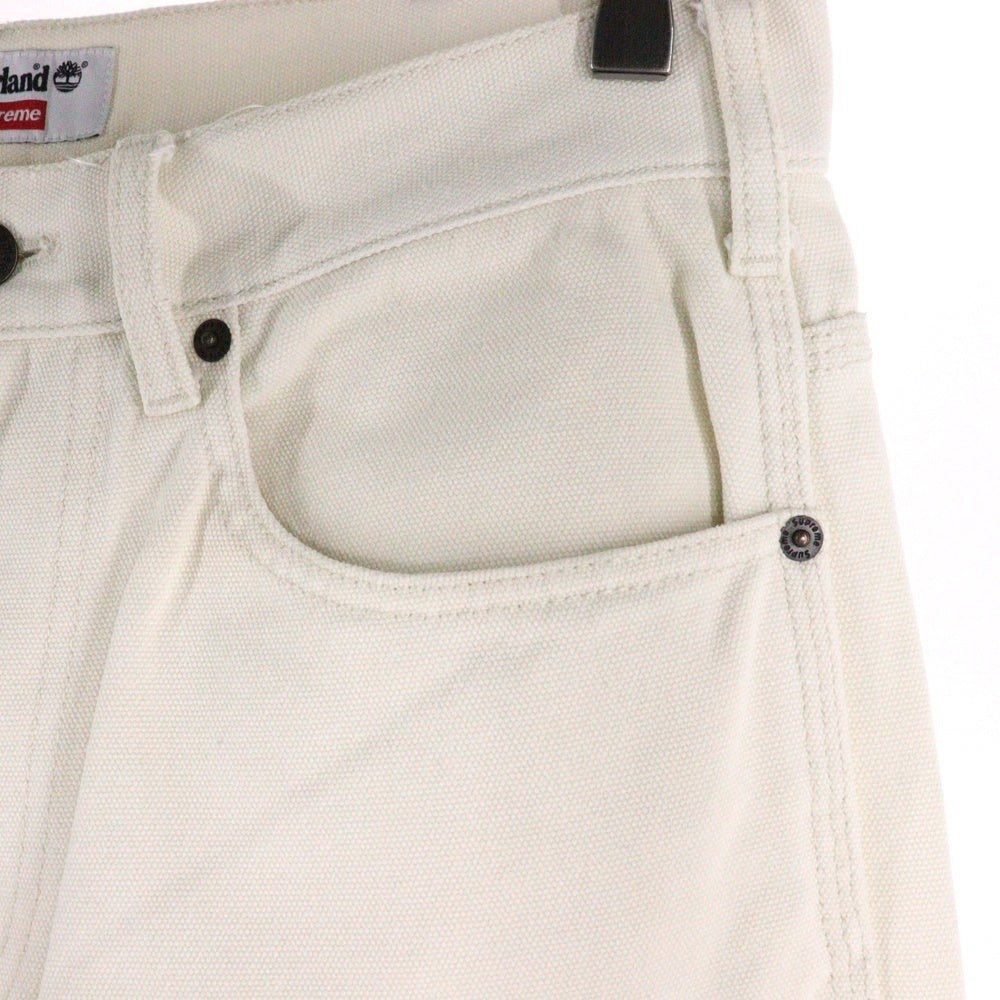SUPREME(シュプリーム) 21SS Timberland Double Knee Painter Pant ティンバーランド ダブルニー ペインターパンツ アイボリー
