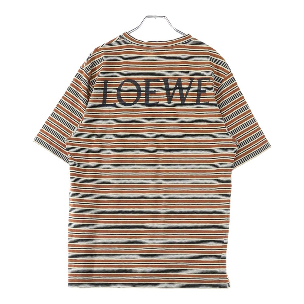LOEWE(ロエベ) Border T-Shirt ボーダー半袖Tシャツ オレンジ H6289290CR