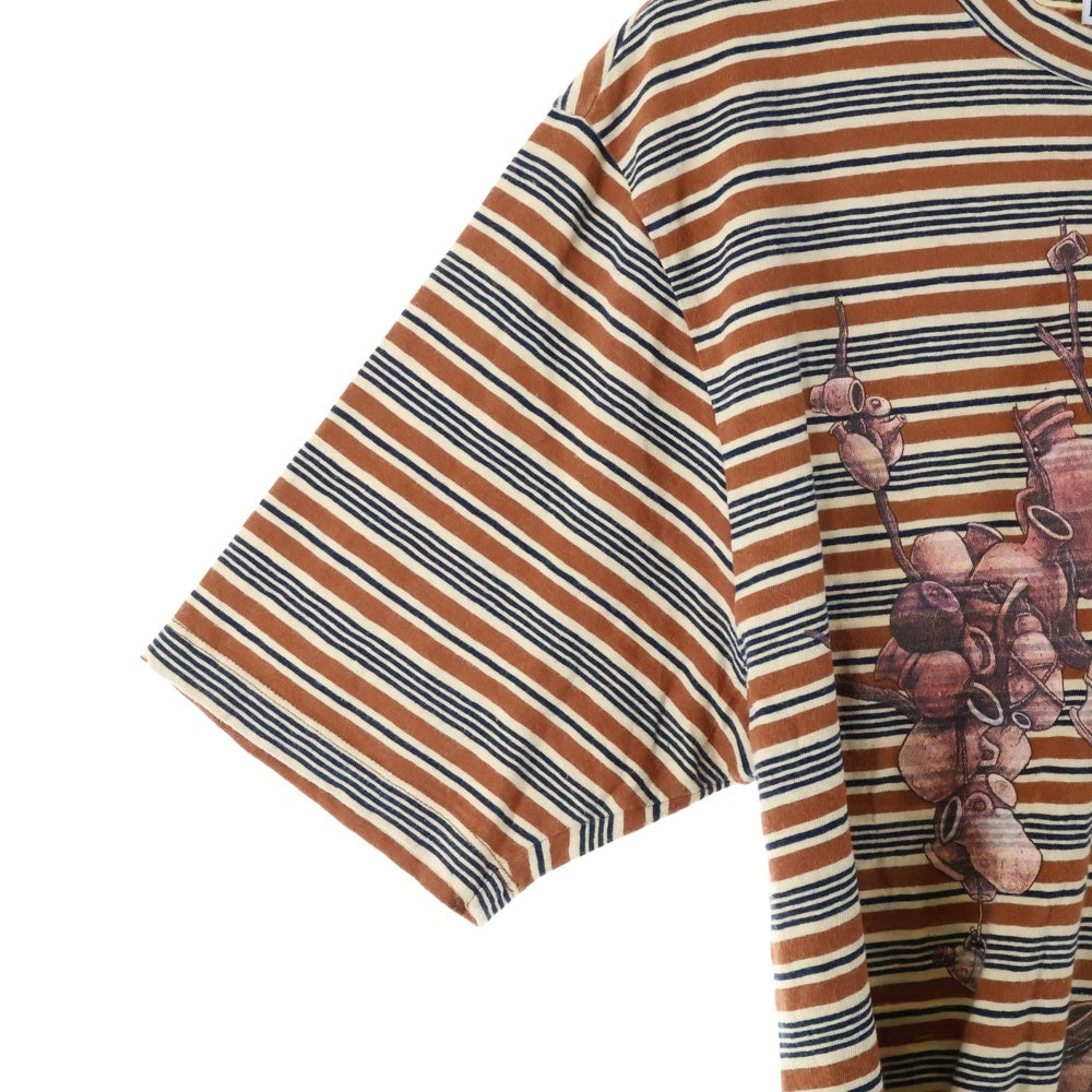 LOEWE(ロエベ) Border T-Shirt ボーダー半袖Tシャツ オレンジ H6289290CR