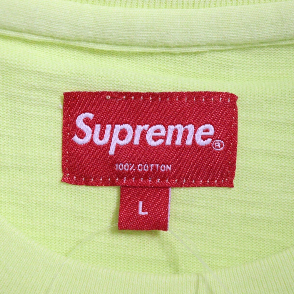 SUPREME(シュプリーム) 18SS Stacked L/S Top スタック 長袖Tシャツ ロンT イエロー