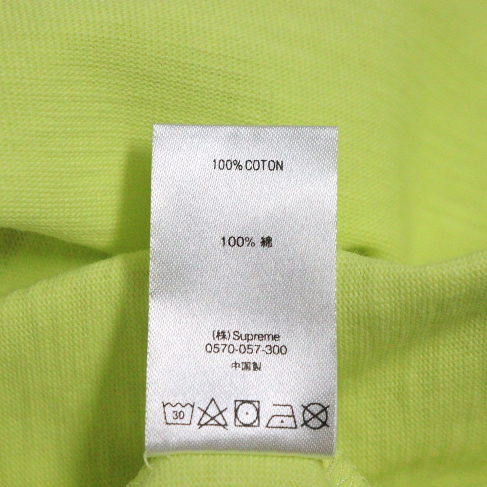 SUPREME(シュプリーム) 18SS Stacked L/S Top スタック 長袖Tシャツ ロンT イエロー