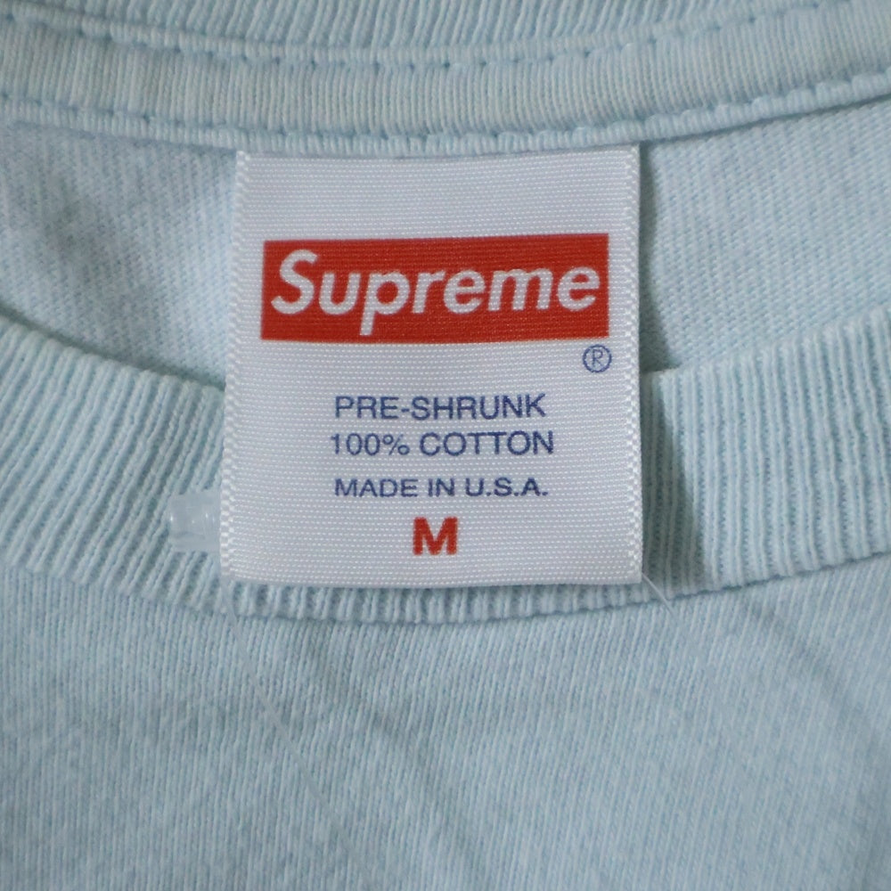 SUPREME(シュプリーム) 22SS Ralph Steadman Box Logo Tee ラルフ ステッドマン ボックスロゴ 半袖Tシャツ ブルー