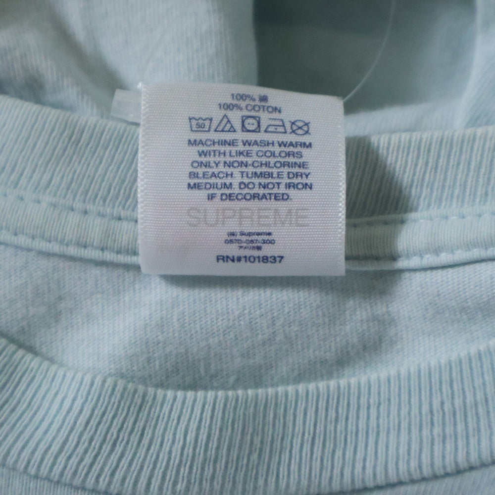 SUPREME(シュプリーム) 22SS Ralph Steadman Box Logo Tee ラルフ ステッドマン ボックスロゴ 半袖Tシャツ ブルー