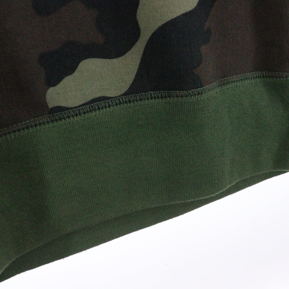 SUPREME(シュプリーム) 15AW Box Logo Crewneck カモフラージュ 迷彩 ボックスロゴ クルーネックスウェットトレーナー カーキ