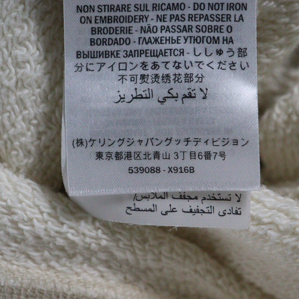 GUCCI(グッチ) Sweatshirt 井出ちかえ スパンコール装飾 クルーネックスウェットトレーナー レッド 539088 X916B