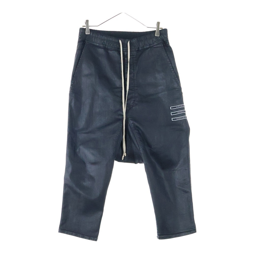 DRKSHDW(ダークシャドウ) 18SS Coating Leather Pants レザーコーティング サルエルパンツ ブラック DU18S3373-SBWER3