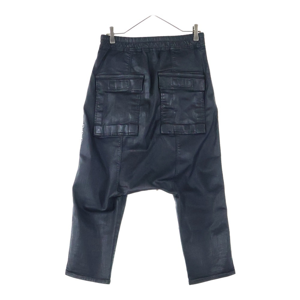 DRKSHDW(ダークシャドウ) 18SS Coating Leather Pants レザーコーティング サルエルパンツ ブラック DU18S3373-SBWER3
