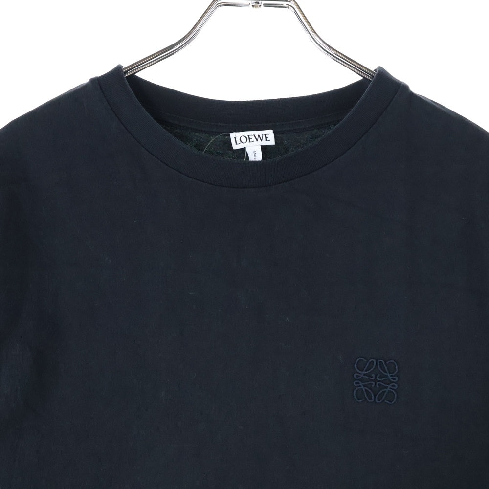 LOEWE(ロエベ) Sunrise T-Shirt アナグラムロゴ刺繍 半袖Tシャツ ブラック H6269610CR