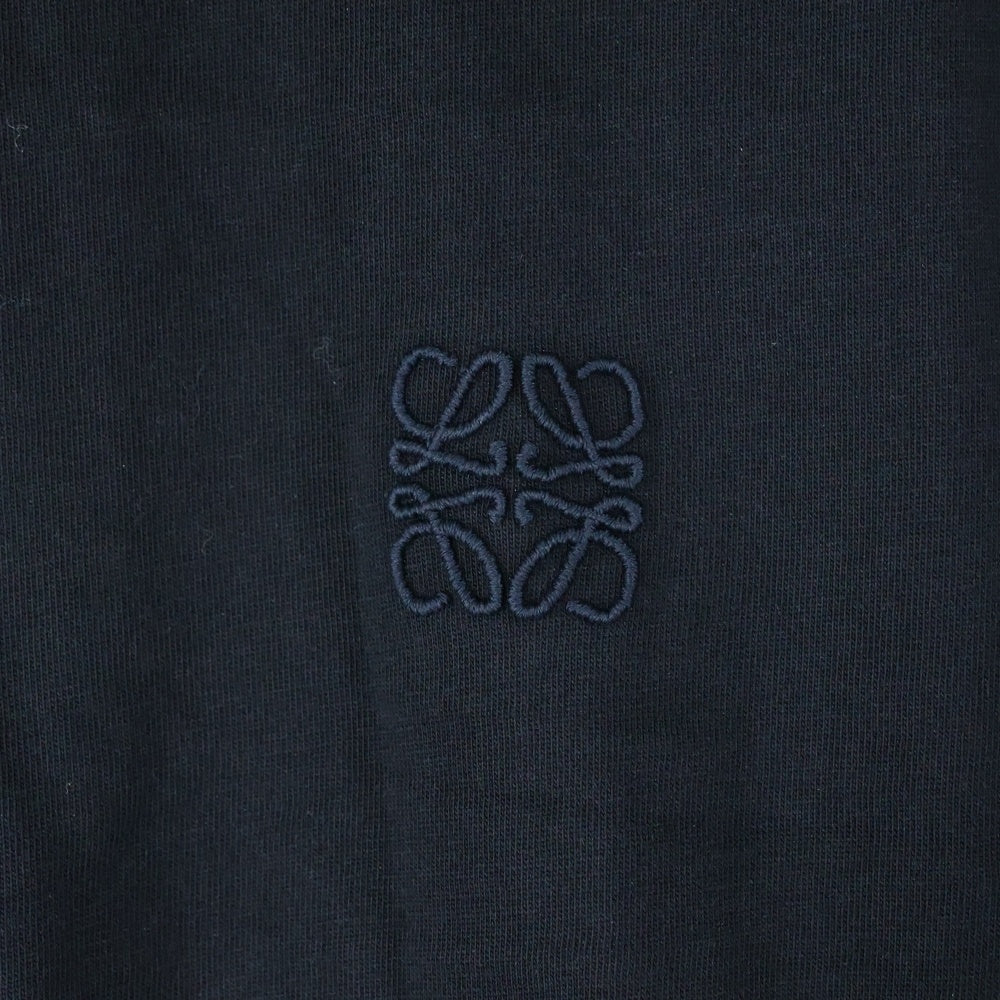 LOEWE(ロエベ) Sunrise T-Shirt アナグラムロゴ刺繍 半袖Tシャツ ブラック H6269610CR